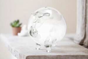 Spaarvarken Transparant | Luxe spaarpot