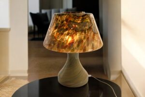 Mushroom Lamp Dark Olive | Luxueus Europees vakmanschap
