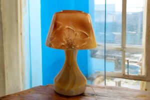 Mushroom Lamp Red Desert | Europees vakmanschap