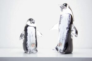 Pinguïns van glas | Luxe Cadeau uit Europa