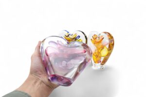 Kristallen Harten Medium 16cm | Luxe Cadeau