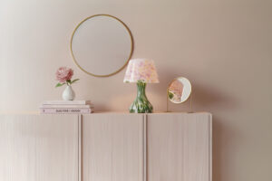 Mushroom Lamp | Green & Pink | Mondgeblazen