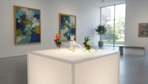 Kaketoe | Glazen Vogels | Unieke Deco