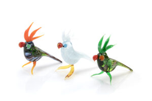 Kaketoe | Glazen Vogels | Unieke Deco