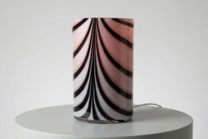 Cilinder Lamp | Zebra kleuren | H25cm