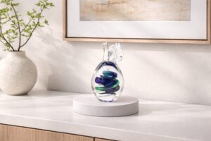 Pruim van Kristal | Kristallen Fruit | 13cm | Ozzaro
