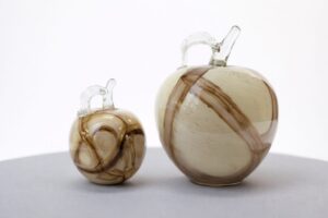 Appels van Glas | Dune | 14cm & 18cm | Handgemaakt