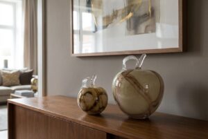 Appels van Glas | Dune | 14cm & 18cm | Handgemaakt
