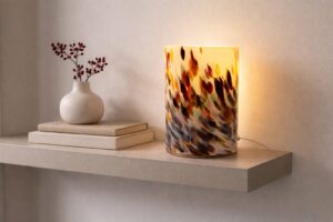 Cilinder Lamp | Murrina kleuren | H25cm