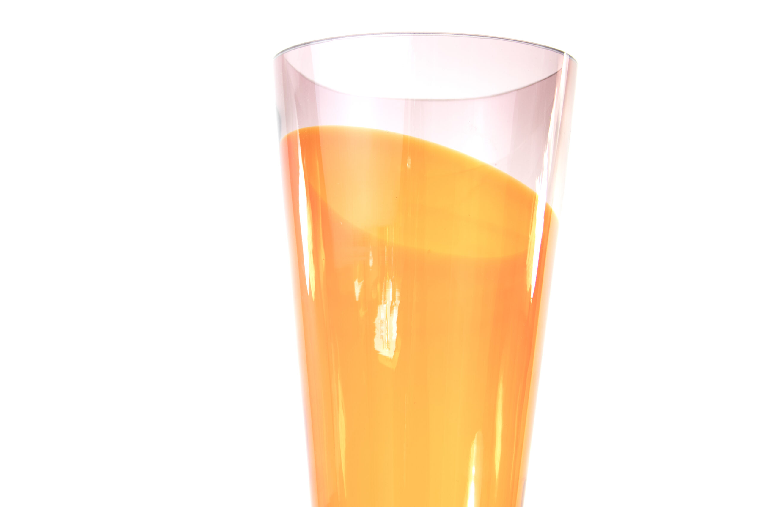 Vaas Lang | Oranje & Zwart | H55cm - Afbeelding 3