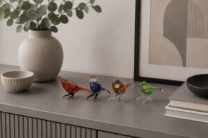 Vogeltjes van Glas | Meerdere Kleuren | Glazen Beeldjes