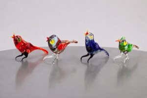Vogeltjes van Glas | Meerdere Kleuren | Glazen Beeldjes