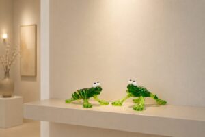 Kikkers van Glas | Handgemaakte beeldjes | H5cm