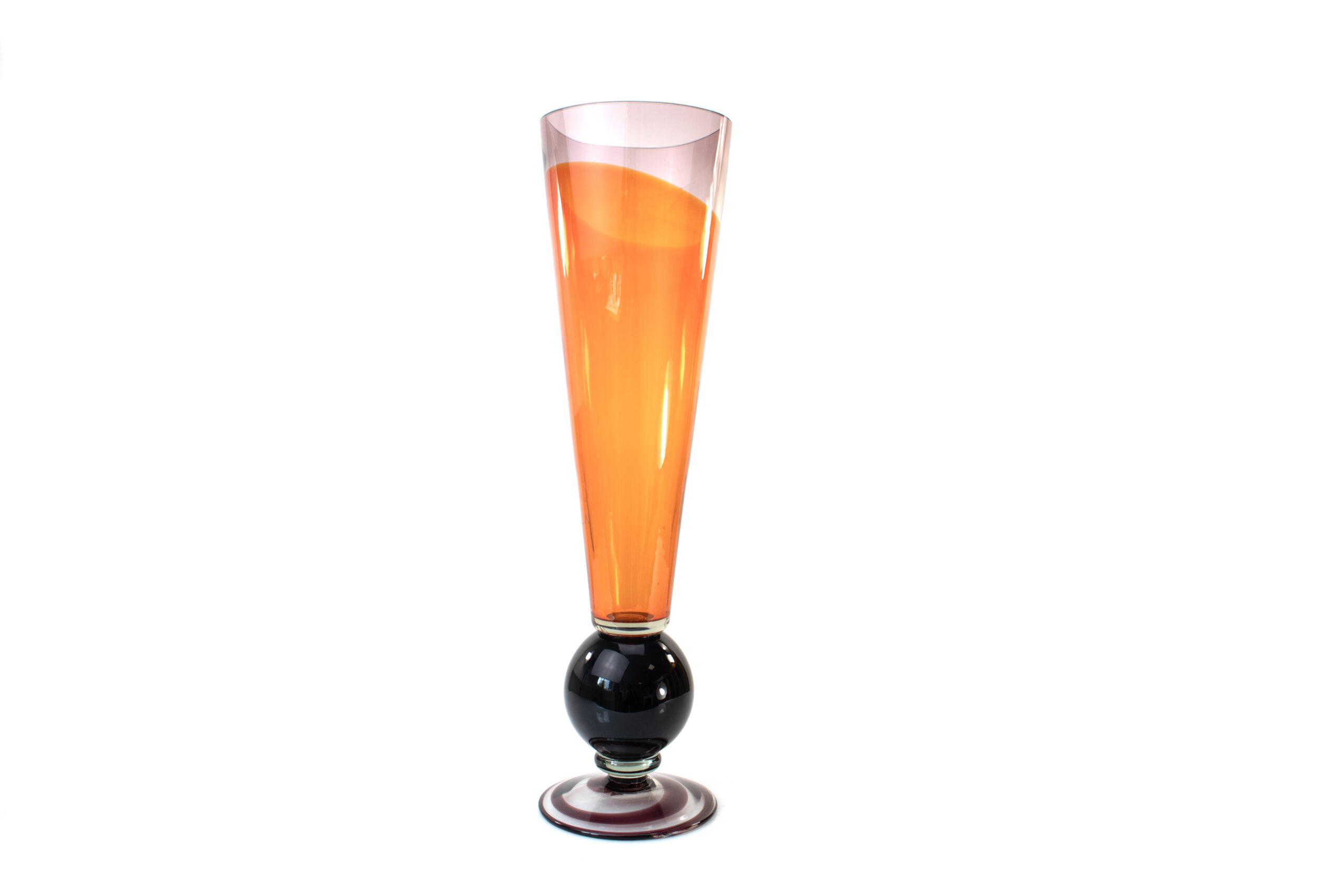 Vaas Lang | Oranje & Zwart | H55cm - Afbeelding 6
