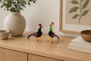 Pauw van Glas | Kleur | Glazen Beeldjes