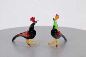 Pauw van Glas | Kleur | Glazen Beeldjes