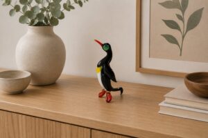 Pinguin van Glas | Handgemaakte Glazen Dieren